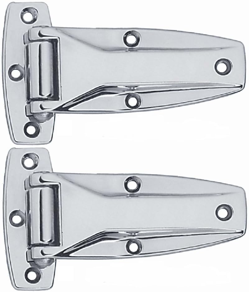BBQ Smoker Refrigerator Flush Hinges Bolts Set