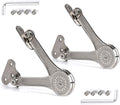 Heavy Duty Lid Stay Hinges Folding Lid Support Hinge,Perfect for Cabinet,Closet,Wardrobe or Toybox 110 Degree (Heavy Duty Style 1 Pair)