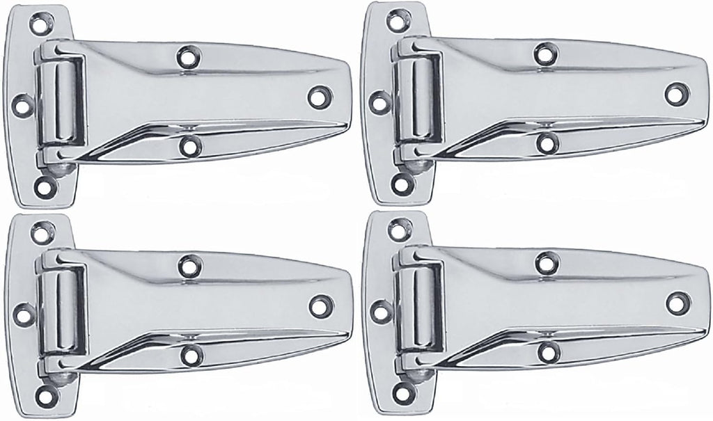 BBQ Smoker Refrigerator Flush Hinges Bolts Set