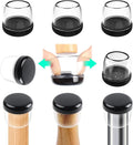 24pcs Round Teflon Carpet Furniture Chair Sliders