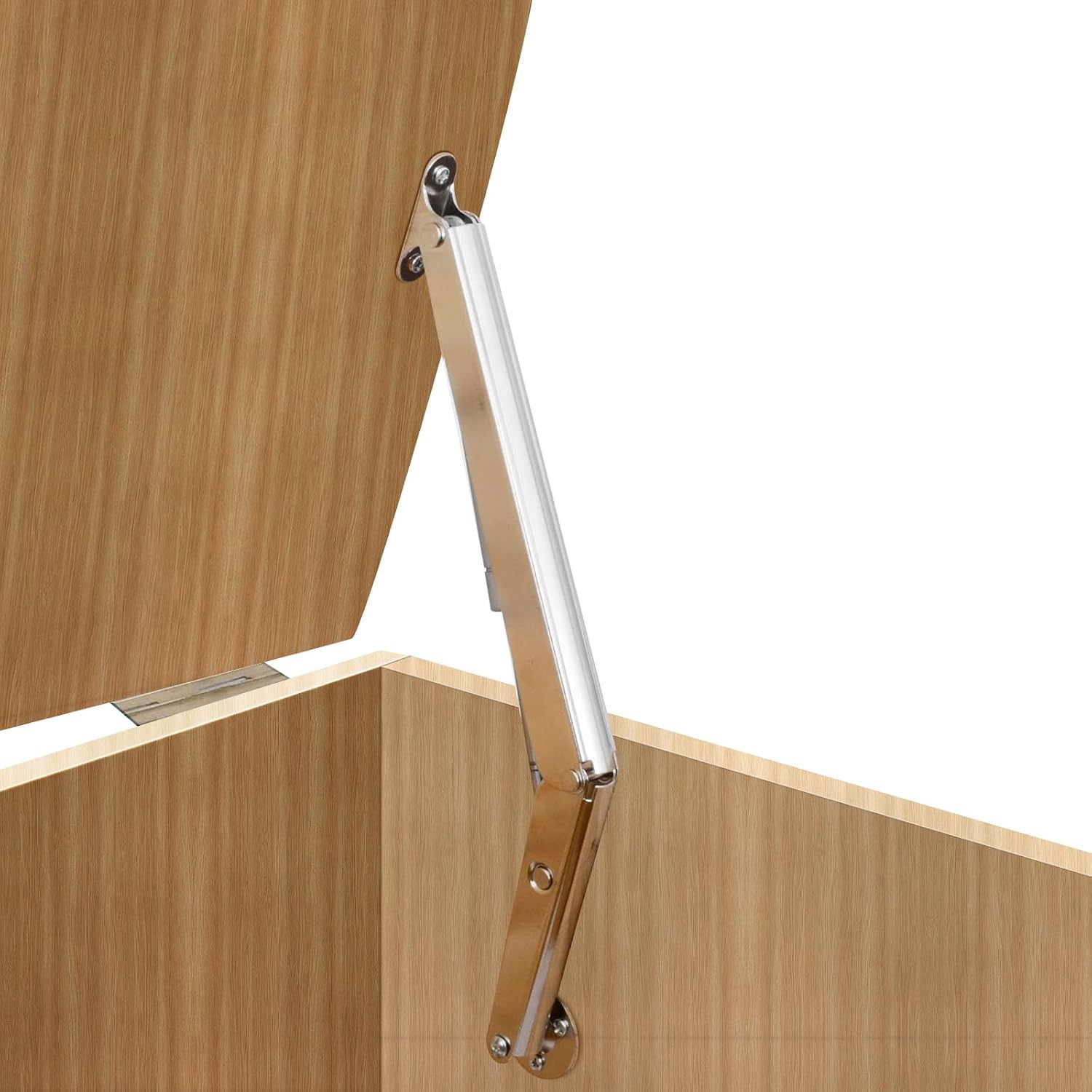 2 Set 250N Heavy Duty Soft Close Toy Box Lid Hinges
