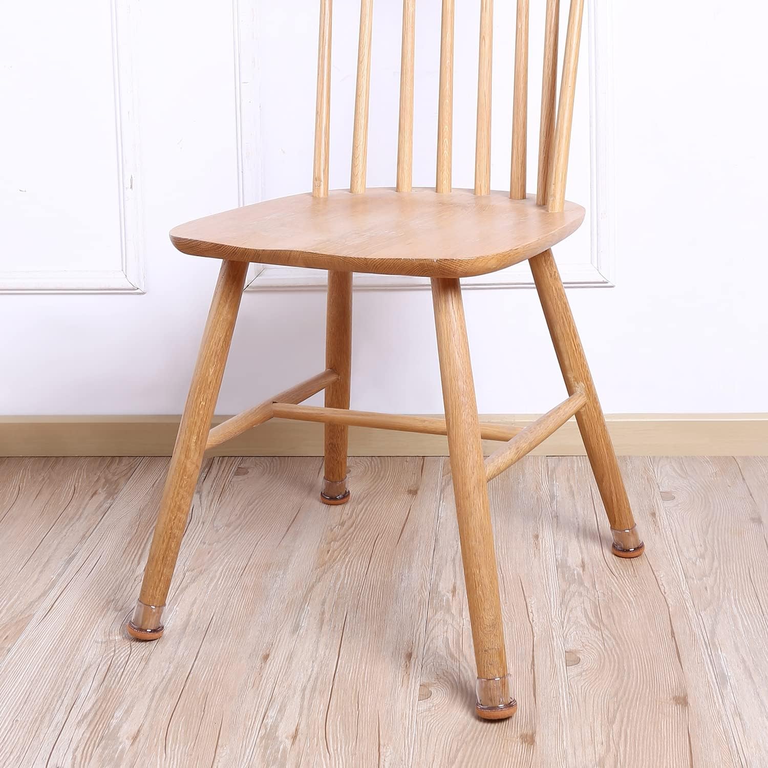 24pcs Clear Felt Chair Leg Floor Protectors