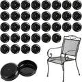 36 Pack 1.5 Inch Wrought Iron Patio Chair Leg Caps