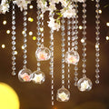 12 Acrylic Bead Glass Globe Candle Holders