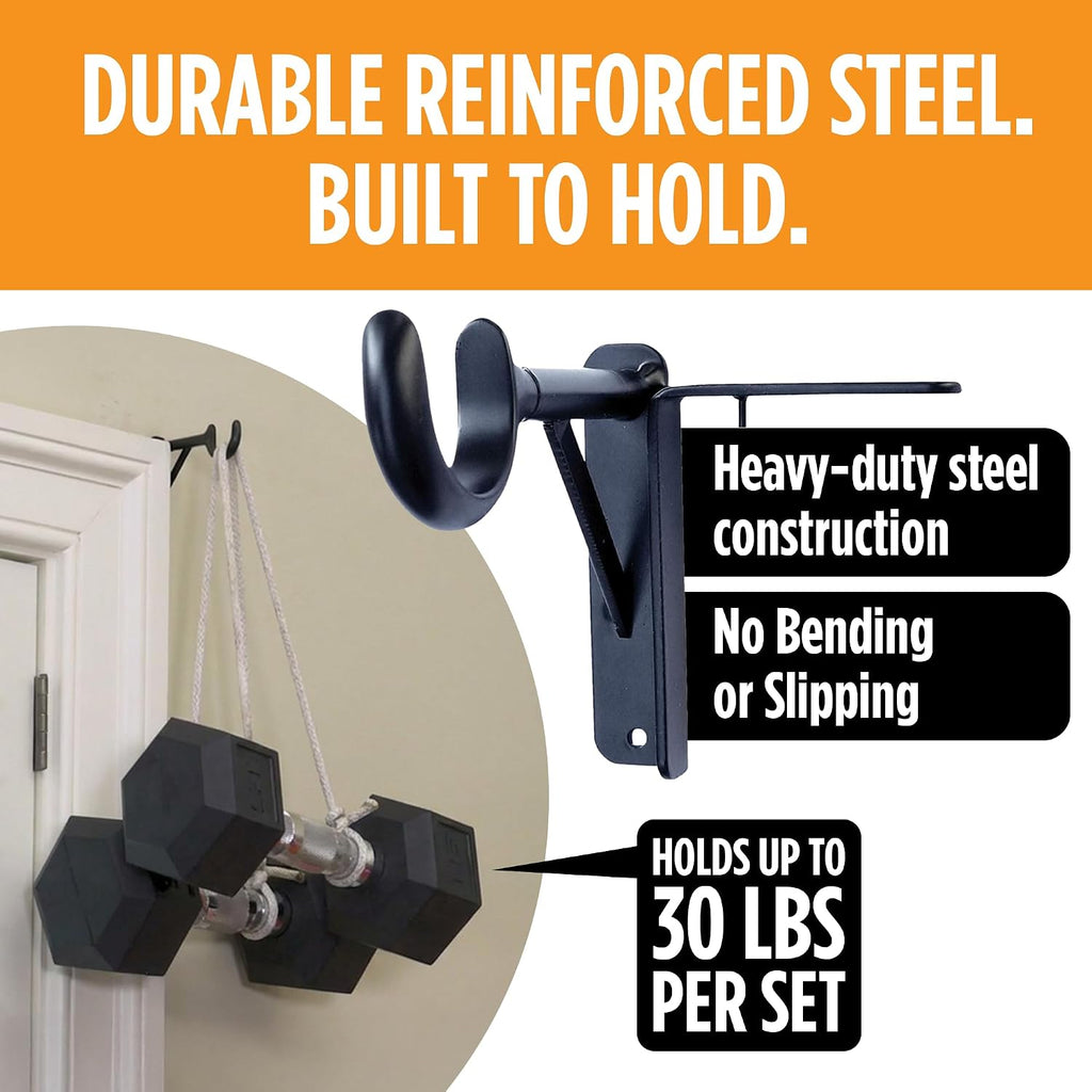 2 Pack Bronze No Drill Heavy Duty Curtain Rod Brackets