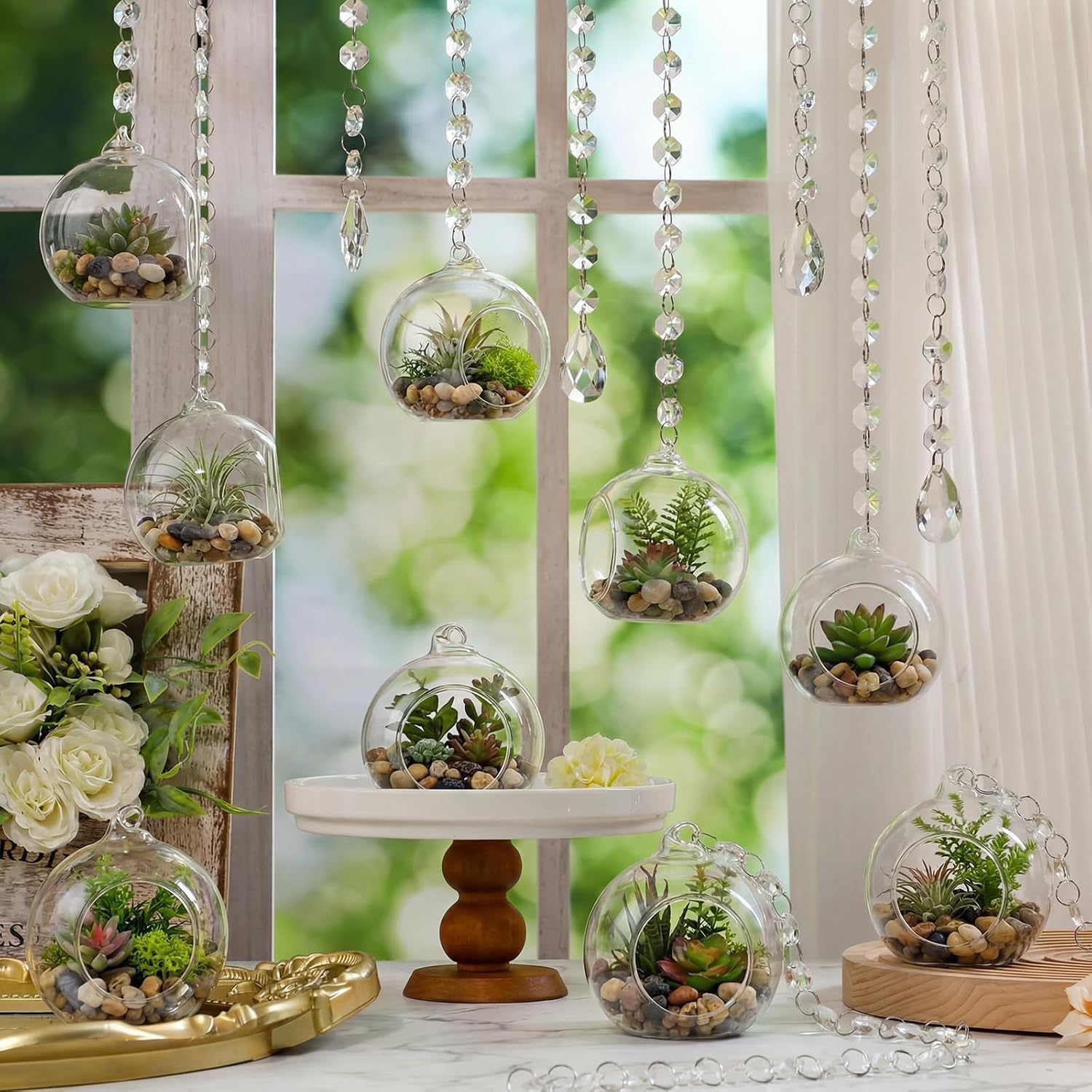 56 Clear Crystal Glass Tealight Holders