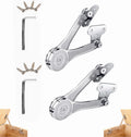2 Pack Adjustable Soft Close Toy Box Chest Lid Hinges