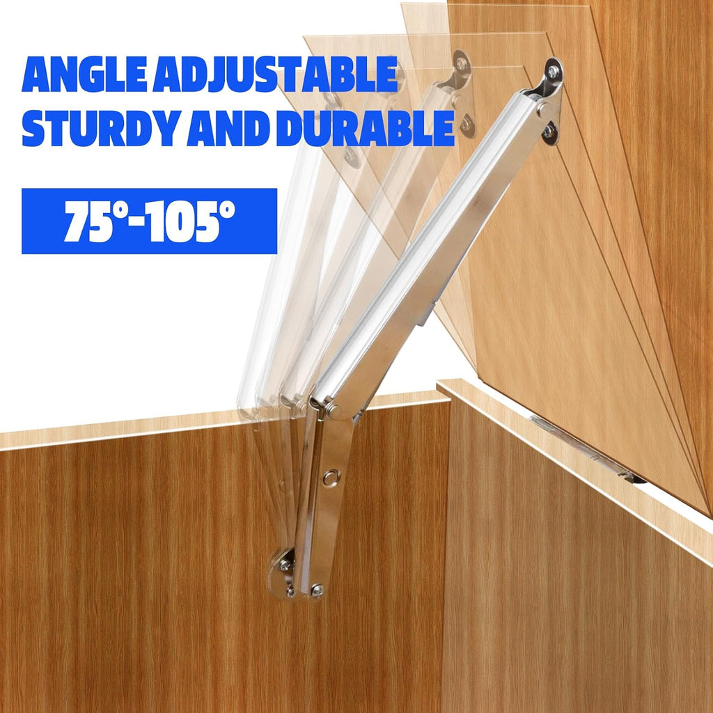 2 Set 250N Heavy Duty Soft Close Toy Box Lid Hinges